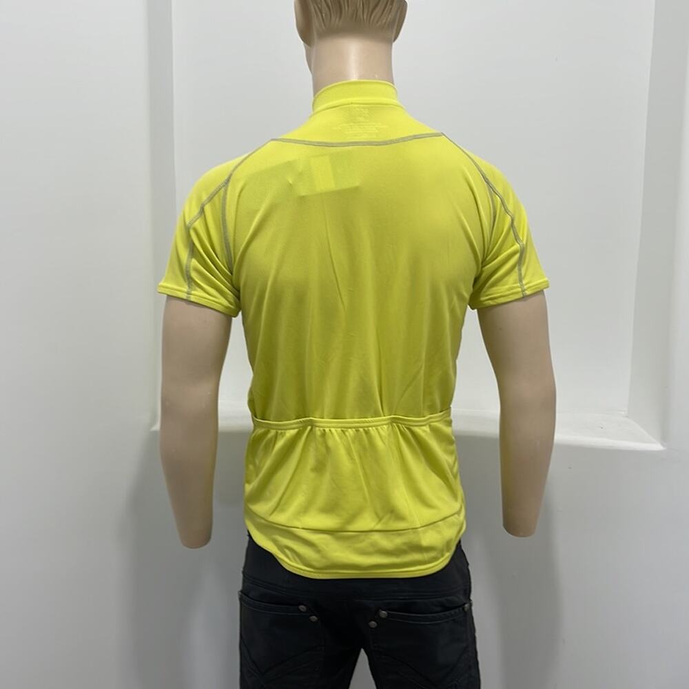 ecos Performance Wear Short Sleeve  T-Shirt Green Zipper Pockets Size  M NWT - Picture 9 of 9